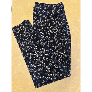 Torrid Black Leggings Gold Stars & Moons Size 1 Witchy Goth